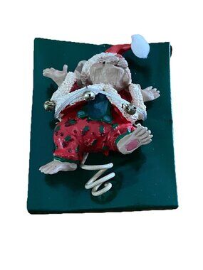 Kurt Adler Christmas ornament-Santa Mouse 4” Tall NIB